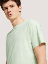 T-Shirt aus Leinenmix - Männer - smooth green T-Shirt aus Leinenmix - Männer - smooth green - 9 - TOM TAILOR Denim
