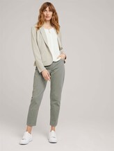 Weicher Blazer mit Streifen - Frauen - grass offwhite thin stripe Weicher Blazer mit Streifen - Frauen - grass offwhite thin stripe - 3 - TOM TAILOR