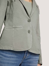 Sweat Blazer mit Kapuze - Frauen - Prairie Grass Green Sweat Blazer mit Kapuze - Frauen - Prairie Grass Green - 10 - TOM TAILOR