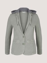 Sweat Blazer mit Kapuze - Frauen - Prairie Grass Green Sweat Blazer mit Kapuze - Frauen - Prairie Grass Green - 7 - TOM TAILOR