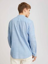 Gestreiftes Hemd mit Stehkragen - Männer - light blue white chambray Gestreiftes Hemd mit Stehkragen - Männer - light blue white chambray - 2 - TOM TAILOR Denim