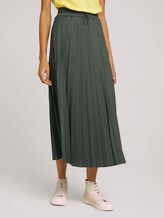 Elastischer Maxi Faltenrock - Frauen - deep leaf green Elastischer Maxi Faltenrock - Frauen - deep leaf green - 1 - Mine to five