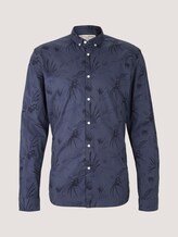 gemustertes Hemd - Männer - navy blue thistle print gemustertes Hemd - Männer - navy blue thistle print - 7 - TOM TAILOR Denim