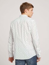gemustertes Hemd - Männer - white blue mini ship print gemustertes Hemd - Männer - white blue mini ship print - 2 - TOM TAILOR Denim