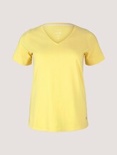 Curvy - T-Shirt mit Bio-Baumwolle - Frauen - mellow yellow Curvy - T-Shirt mit Bio-Baumwolle - Frauen - mellow yellow - 7 - My True Me