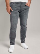 Slim Fit Jeans mit leichter Waschung - Männer - clean mid stone grey denim Slim Fit Jeans mit leichter Waschung - Männer - clean mid stone grey denim - 1 - Men Plus