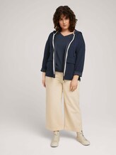 Curvy - Sweatjacke mit Kapuze - Frauen - Sky Captain Blue Curvy - Sweatjacke mit Kapuze - Frauen - Sky Captain Blue - 3 - My True Me