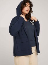Curvy - Sweatjacke mit Kapuze - Frauen - Sky Captain Blue Curvy - Sweatjacke mit Kapuze - Frauen - Sky Captain Blue - 5 - My True Me