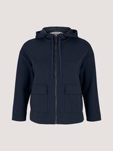 Curvy - Sweatjacke mit Kapuze - Frauen - Sky Captain Blue Curvy - Sweatjacke mit Kapuze - Frauen - Sky Captain Blue - 7 - My True Me