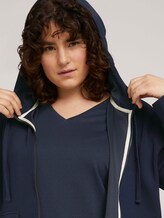 Curvy - Sweatjacke mit Kapuze - Frauen - Sky Captain Blue Curvy - Sweatjacke mit Kapuze - Frauen - Sky Captain Blue - 9 - My True Me
