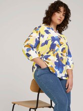 gemusterte Bluse - Frauen - big floral pattern gemusterte Bluse - Frauen - big floral pattern - 5 - My True Me