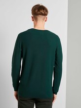 Strukturierter Strickpullover - Männer - Deep Green Lake Strukturierter Strickpullover - Männer - Deep Green Lake - 2 - TOM TAILOR Denim