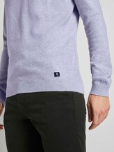 Strukturierter Strickpullover - Männer - Light Stone Grey Melange Strukturierter Strickpullover - Männer - Light Stone Grey Melange - 10 - TOM TAILOR Denim