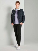 Strukturierter Strickpullover - Männer - Light Stone Grey Melange Strukturierter Strickpullover - Männer - Light Stone Grey Melange - 3 - TOM TAILOR Denim