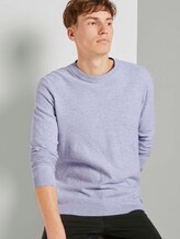 Strukturierter Strickpullover - Männer - Light Stone Grey Melange Strukturierter Strickpullover - Männer - Light Stone Grey Melange - 5 - TOM TAILOR Denim