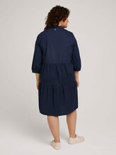 Kleid mit Raffungen - Frauen - Sky Captain Blue Kleid mit Raffungen - Frauen - Sky Captain Blue - 2 - My True Me