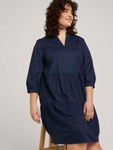 Kleid mit Raffungen - Frauen - Sky Captain Blue Kleid mit Raffungen - Frauen - Sky Captain Blue - 5 - My True Me