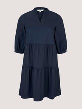 Kleid mit Raffungen - Frauen - Sky Captain Blue Kleid mit Raffungen - Frauen - Sky Captain Blue - 7 - My True Me