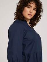 Kleid mit Raffungen - Frauen - Sky Captain Blue Kleid mit Raffungen - Frauen - Sky Captain Blue - 9 - My True Me