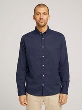 Leinen Hemd - Männer - Navy Eclipse Leinen Hemd - Männer - Navy Eclipse - 1 - TOM TAILOR
