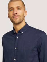 Leinen Hemd - Männer - Navy Eclipse Leinen Hemd - Männer - Navy Eclipse - 9 - TOM TAILOR