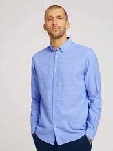 Leinen Hemd - Männer - Sky Blue Chambray Leinen Hemd - Männer - Sky Blue Chambray - 1 - TOM TAILOR