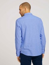 Leinen Hemd - Männer - Sky Blue Chambray Leinen Hemd - Männer - Sky Blue Chambray - 2 - TOM TAILOR