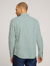 Leinen Hemd - Männer - light mint green chambray Leinen Hemd - Männer - light mint green chambray - 2 - TOM TAILOR