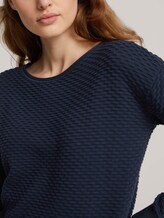 Pullover aus Bio-Baumwolle - Frauen - Sky Captain Blue Pullover aus Bio-Baumwolle - Frauen - Sky Captain Blue - 9 - TOM TAILOR Denim