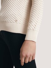 Pullover mit Bio-Baumwolle - Frauen - soft creme beige Pullover mit Bio-Baumwolle - Frauen - soft creme beige - 9 - TOM TAILOR Denim