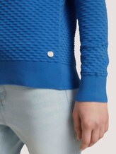 Pullover mit Bio-Baumwolle - Frauen - mid blue Pullover mit Bio-Baumwolle - Frauen - mid blue - 9 - TOM TAILOR Denim