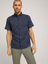 kurzärmliges Hemd - Männer - Navy Eclipse kurzärmliges Hemd - Männer - Navy Eclipse - 5 - TOM TAILOR