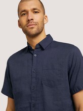 kurzärmliges Hemd - Männer - Navy Eclipse kurzärmliges Hemd - Männer - Navy Eclipse - 9 - TOM TAILOR