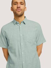 kurzärmliges Hemd - Männer - light mint green chambray kurzärmliges Hemd - Männer - light mint green chambray - 9 - TOM TAILOR