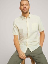 kurzärmliges Hemd - Männer - pale straw yellow chambray kurzärmliges Hemd - Männer - pale straw yellow chambray - 5 - TOM TAILOR