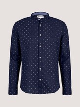 Gemustertes Hemd - Männer - navy white scattered design Gemustertes Hemd - Männer - navy white scattered design - 7 - TOM TAILOR