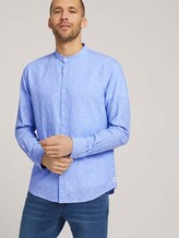 Gemustertes Hemd - Männer - blue white scattered design Gemustertes Hemd - Männer - blue white scattered design - 5 - TOM TAILOR