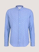 Gemustertes Hemd - Männer - blue white scattered design Gemustertes Hemd - Männer - blue white scattered design - 7 - TOM TAILOR