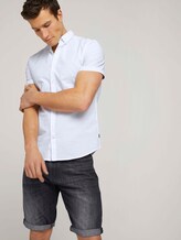 Fein gemustertes Hemd - Männer - White Fein gemustertes Hemd - Männer - White - 5 - TOM TAILOR