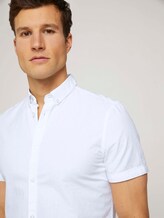 Fein gemustertes Hemd - Männer - White Fein gemustertes Hemd - Männer - White - 9 - TOM TAILOR