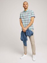 kariertes Kurzarmhemd - Männer - lucid green colourful check kariertes Kurzarmhemd - Männer - lucid green colourful check - 3 - TOM TAILOR