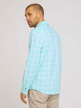 kariertes Hemd - Männer - lucite green white check kariertes Hemd - Männer - lucite green white check - 2 - TOM TAILOR