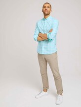 kariertes Hemd - Männer - lucite green white check kariertes Hemd - Männer - lucite green white check - 3 - TOM TAILOR