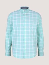 kariertes Hemd - Männer - lucite green white check kariertes Hemd - Männer - lucite green white check - 7 - TOM TAILOR