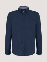 strukturiertes Hemd - Männer - navy tonal dobby structure strukturiertes Hemd - Männer - navy tonal dobby structure - 7 - TOM TAILOR