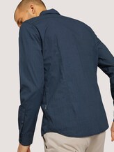 gemustertes Hemd - Männer - navy blue wave design gemustertes Hemd - Männer - navy blue wave design - 9 - TOM TAILOR
