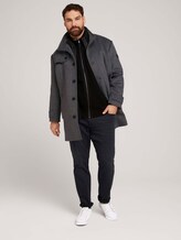 Sweatjacke mit Stehkragen - Männer - Black Sweatjacke mit Stehkragen - Männer - Black - 3 - Men Plus