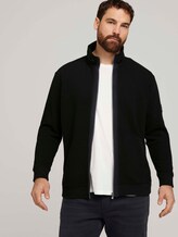 Sweatjacke mit Stehkragen - Männer - Black Sweatjacke mit Stehkragen - Männer - Black - 5 - Men Plus