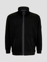 Sweatjacke mit Stehkragen - Männer - Black Sweatjacke mit Stehkragen - Männer - Black - 7 - Men Plus