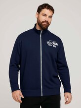 Sweatjacke mit Stehkragen - Männer - Dark Blue Sweatjacke mit Stehkragen - Männer - Dark Blue - 1 - Men Plus